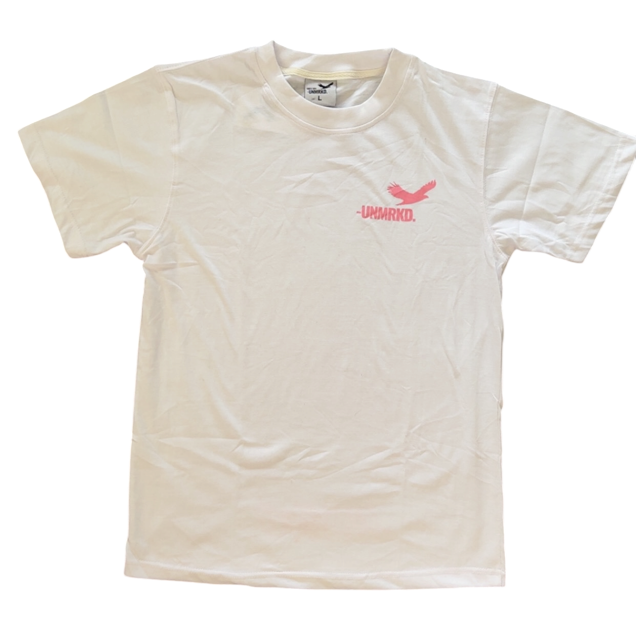 classic -UNMRKD. Tee  ‘white&pink’