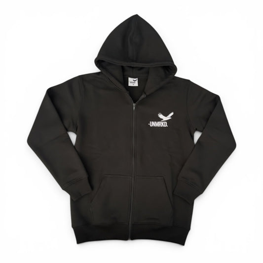 classic -UNMRKD. Zip-up hoodie 'black'